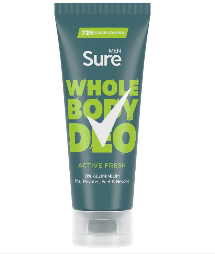 Sure Men Whole Body Active Fresh Cream Deodorant - 75ml