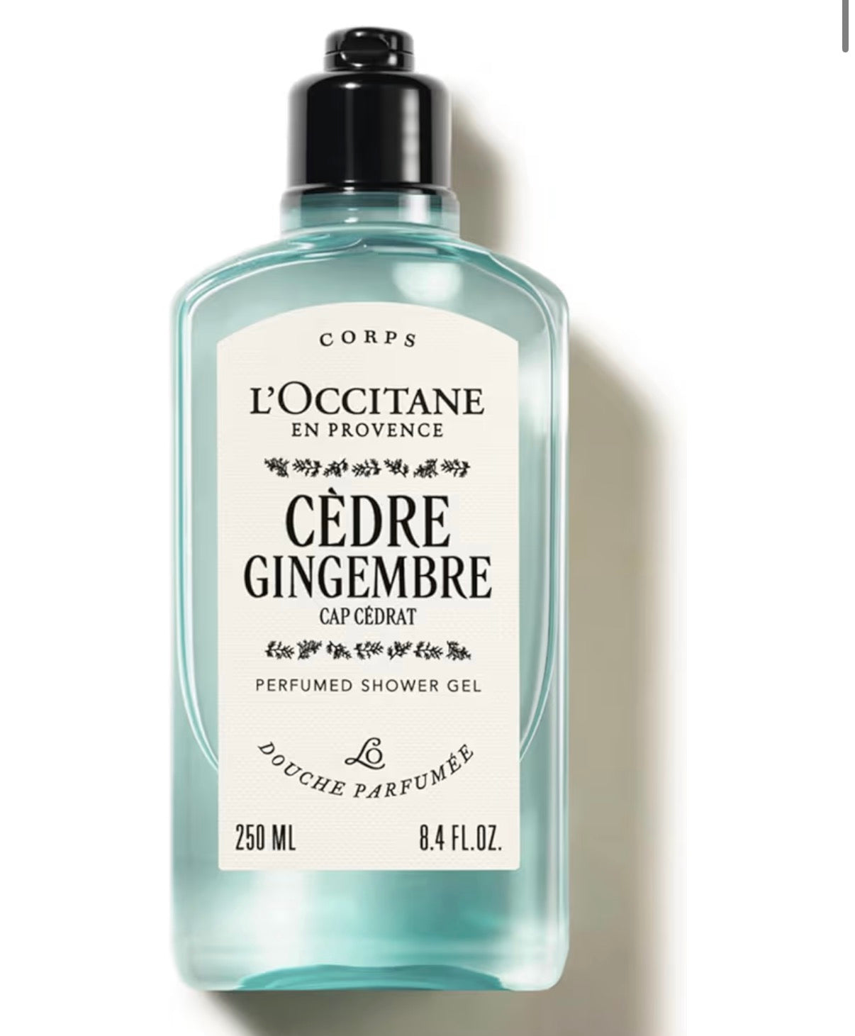 L'Occitane Cèdre Gingembre (Formerly Cap Cedrat) Shower Gel