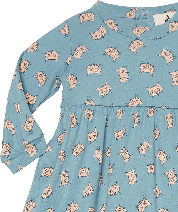 Amazon Aware Baby Girls' Organic Cotton Long-Sleeved T-Shirt Dress - PREMATURE