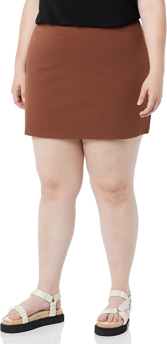 Amazon Essentials Women's Ponte A-line Mini Skirt (Previously Daily Ritual) - LARGE