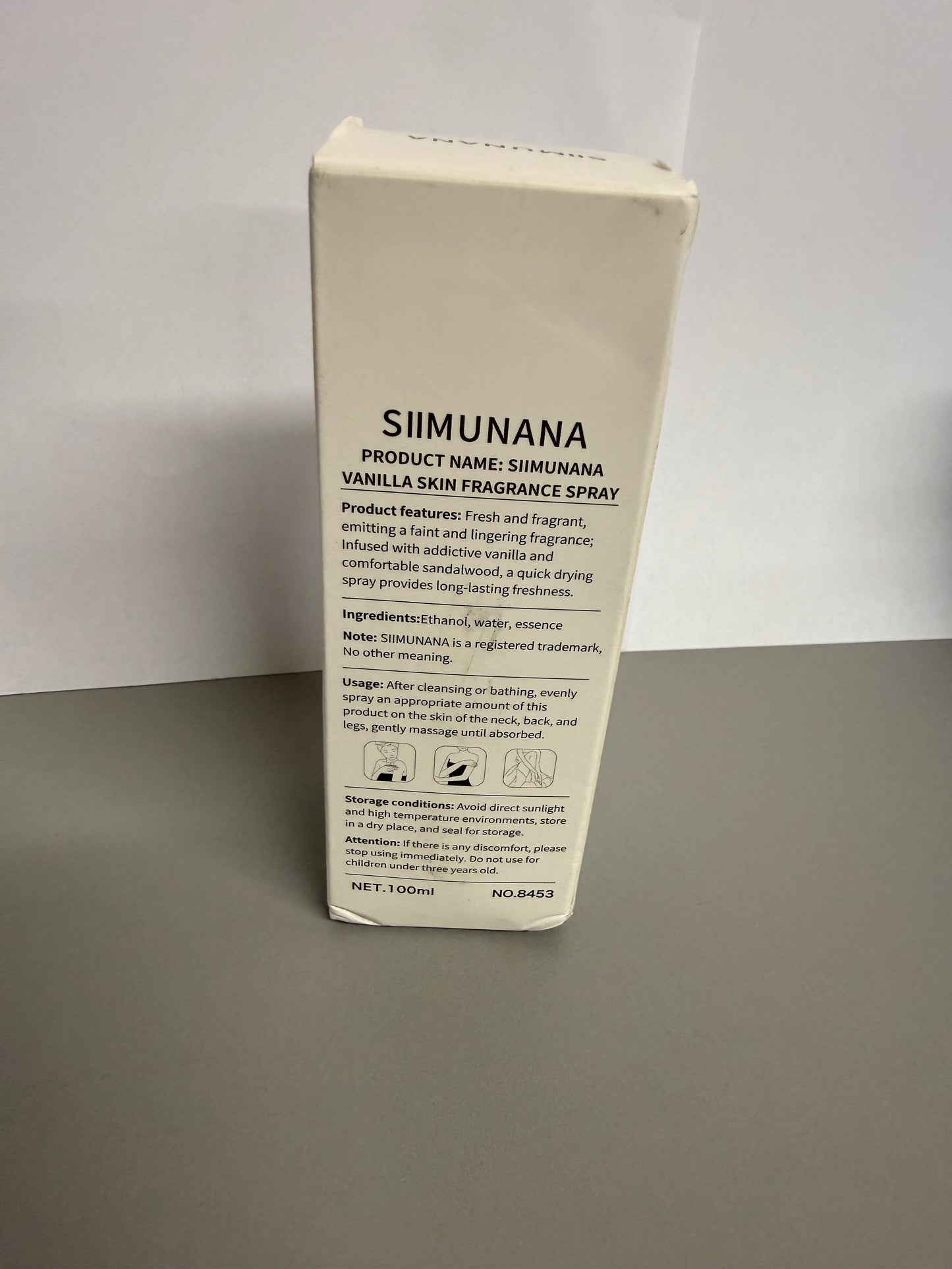 Simunana vanilla skin hair & body mist - 100ml