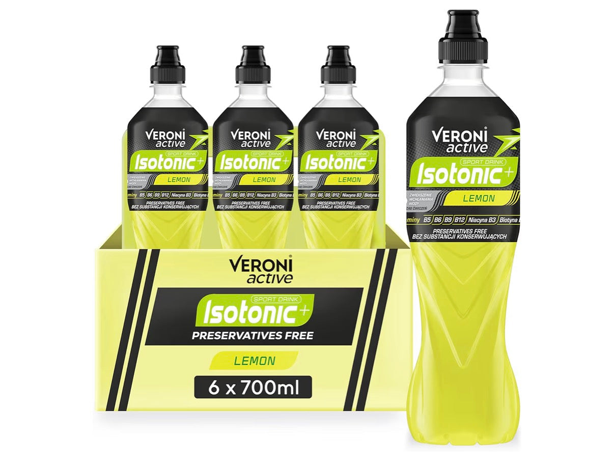 Veroni Isotonic Lemon 6 x 700ml Bottles
