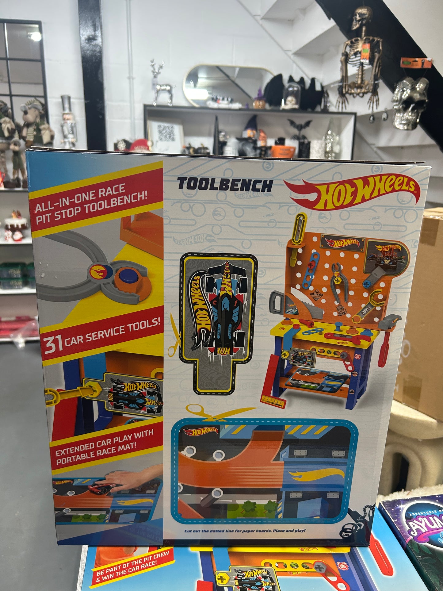 Hot wheels tool bench