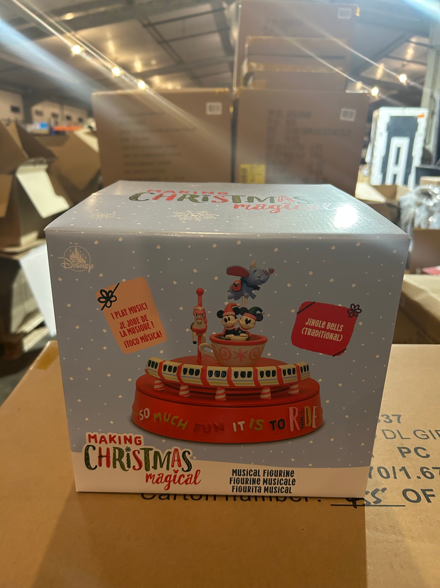 Disney store Christmas figurine set