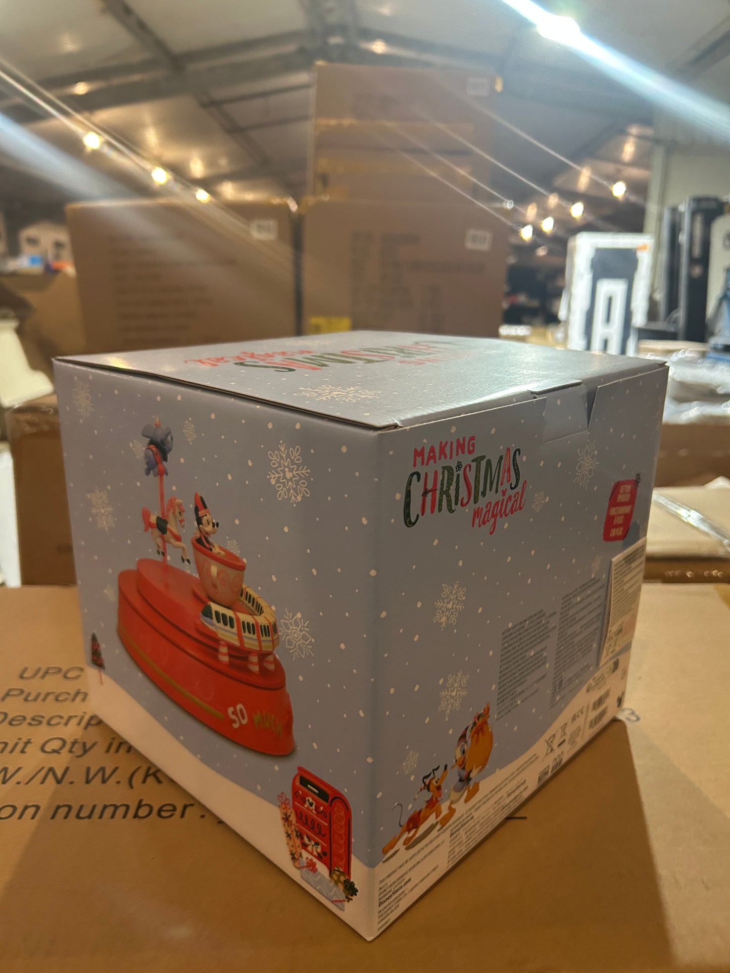 Disney store Christmas figurine set