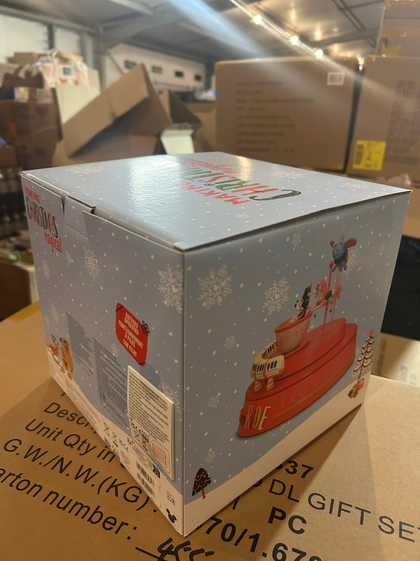 Disney store Christmas figurine set