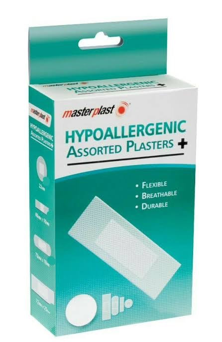Masterplast HypoAllergenic Assorted Plasters - approx 100