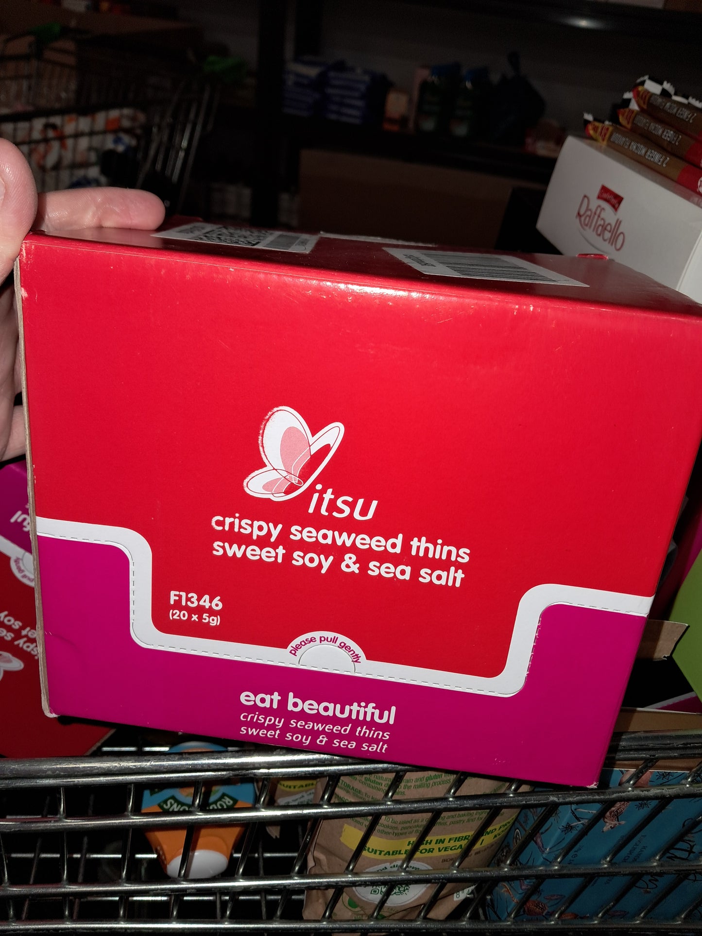 Itsu crispy sea weed thins soy and sea salt