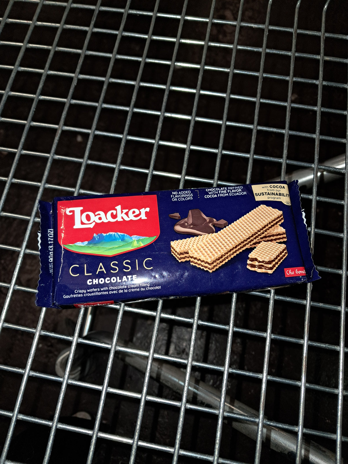 Loacker classic chocolate wafer