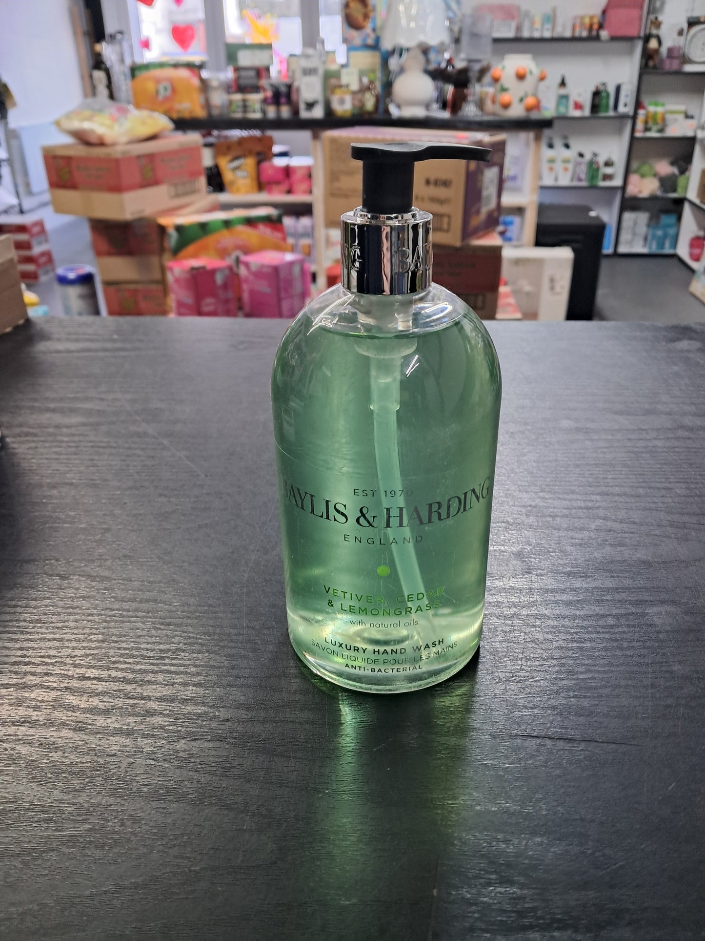 Baylis and harding vetiver, cedar and lemongrass hand wash