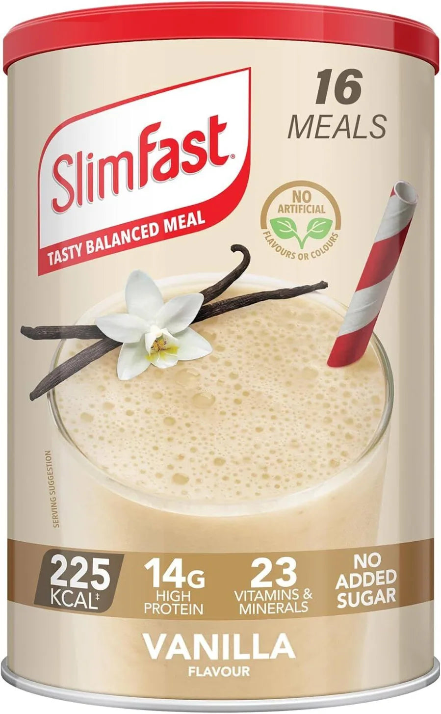 Slimfast tasty balanced meal vanilla flavour 584g
