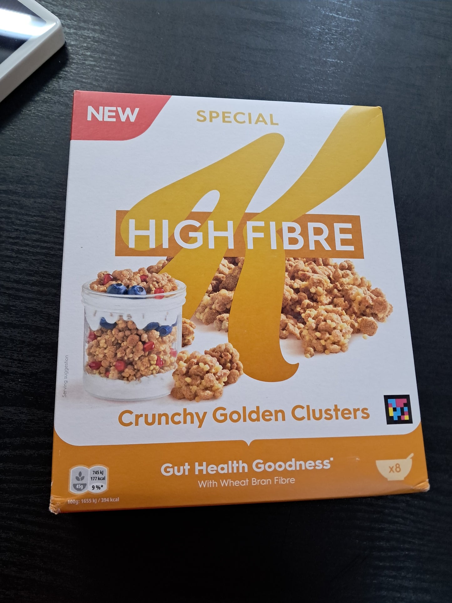 Special k high fibre crunchy golden clusters