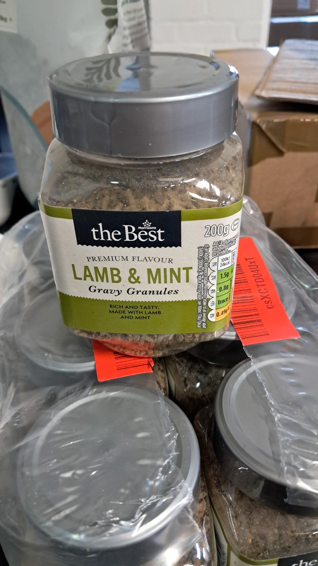 Morrisons lamb and mint gravy granules 200g 2027