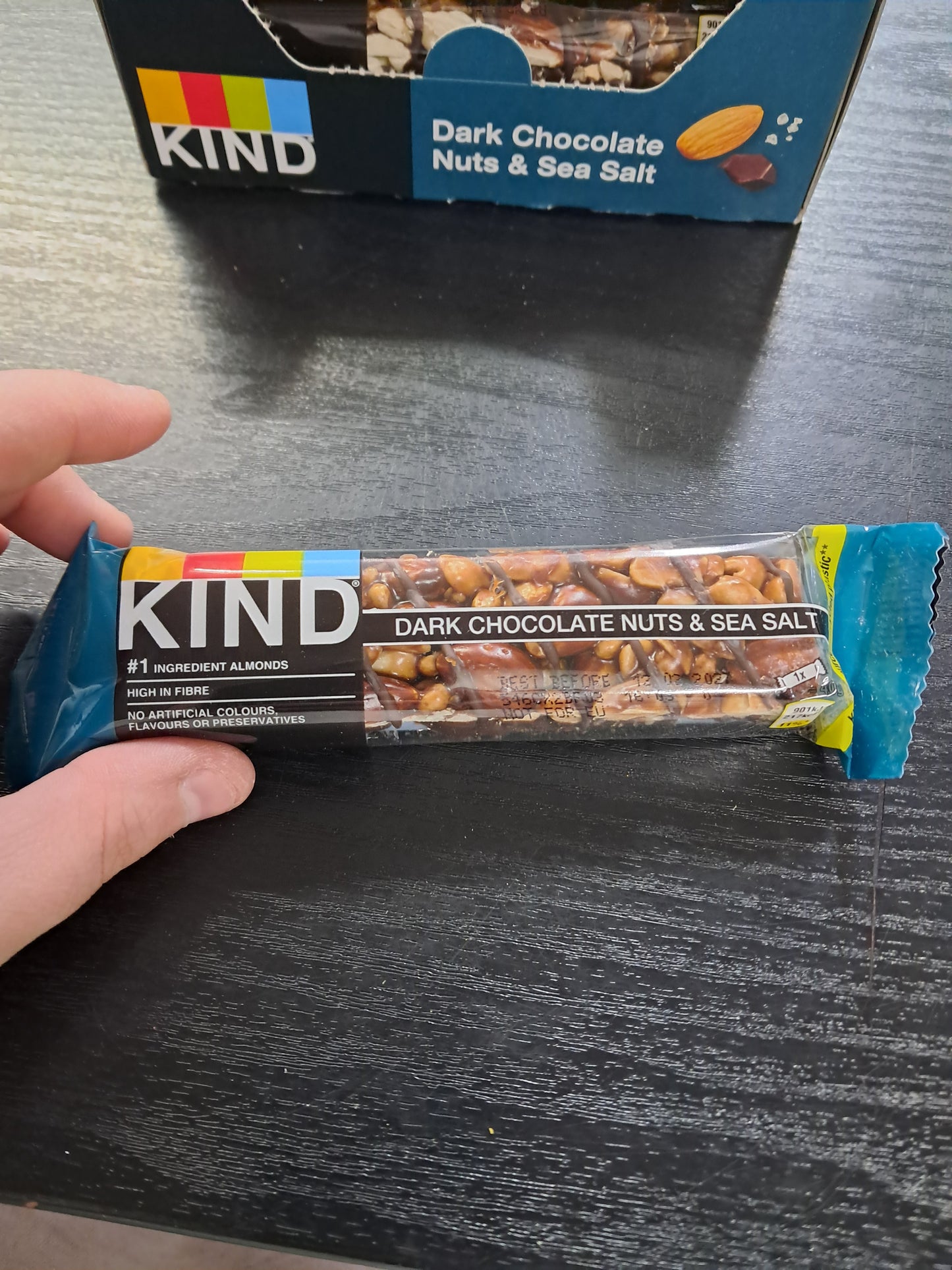 Kind dark chocolate nuts and sea salt