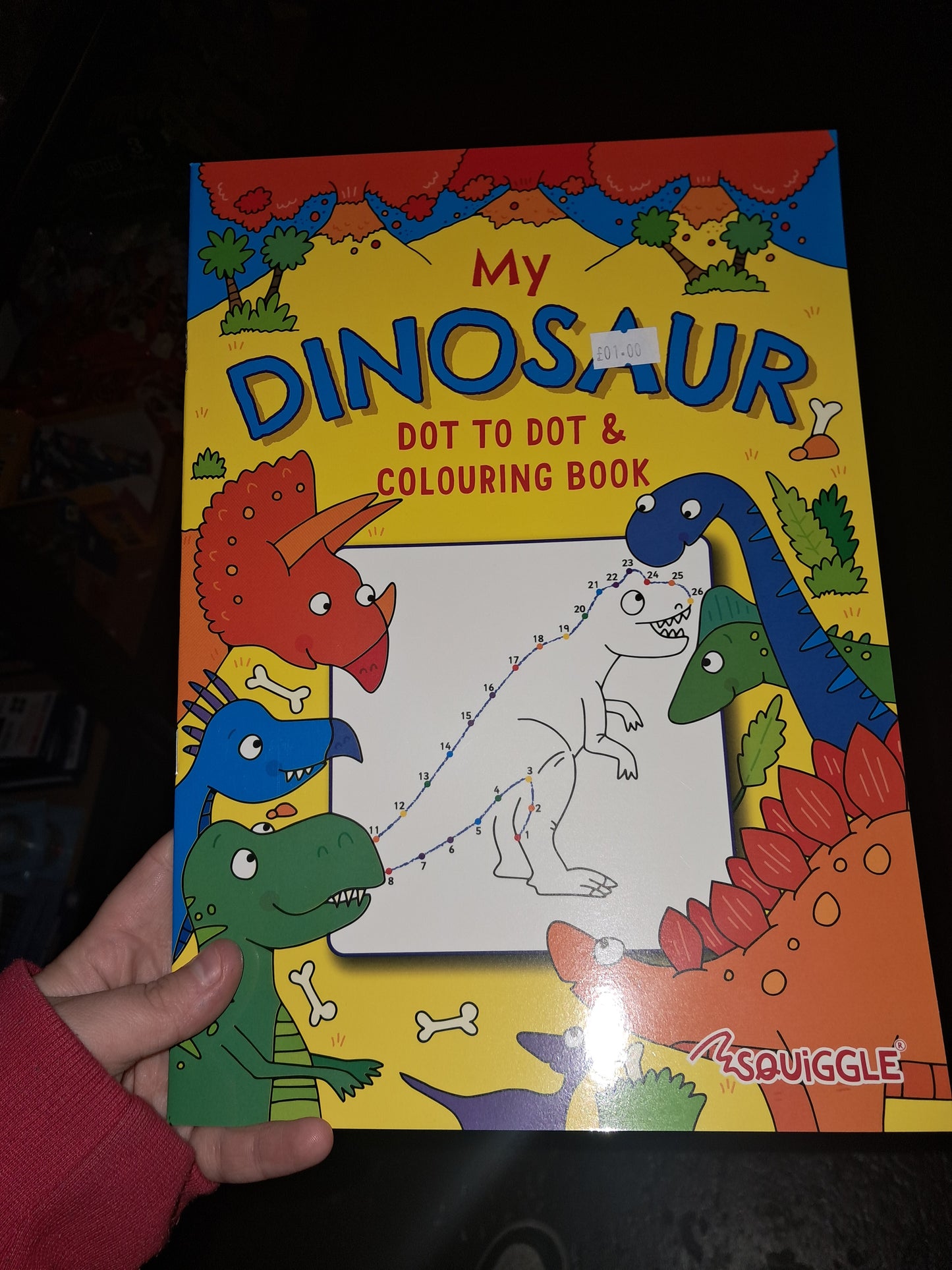 Dot to dot dinosaur