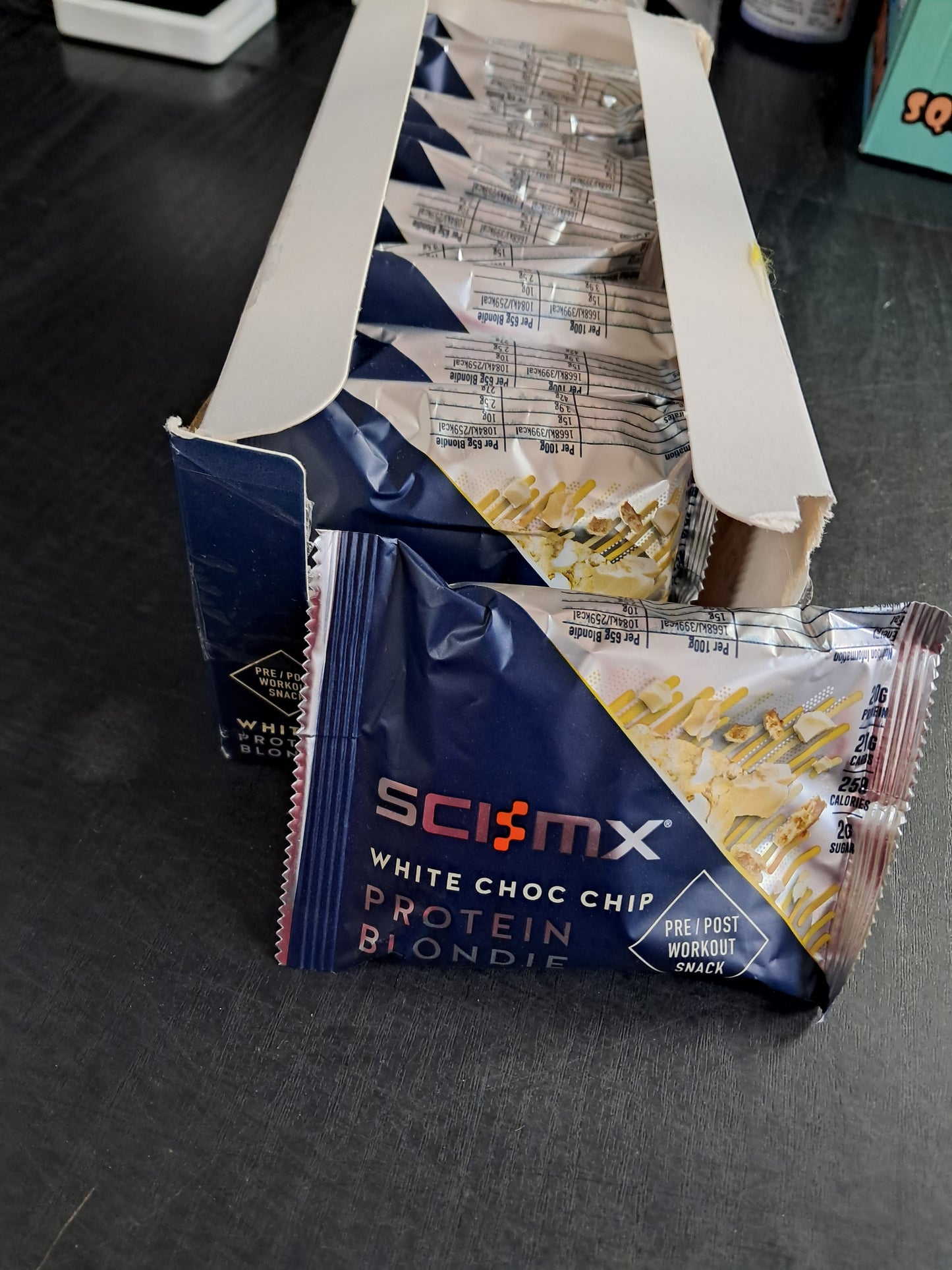 Sci mx white chocolate protein blondie