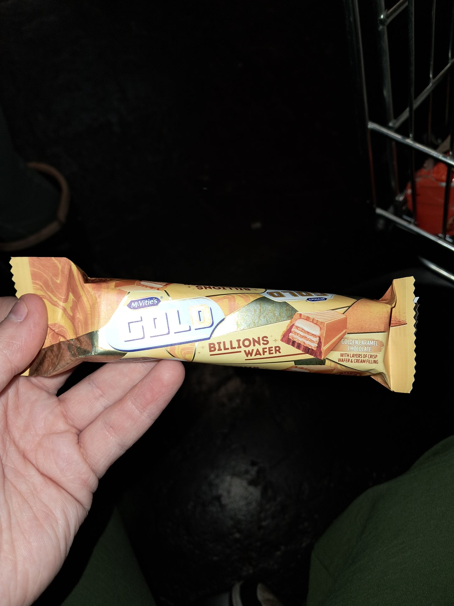 McVitie's gold Billions Wafer