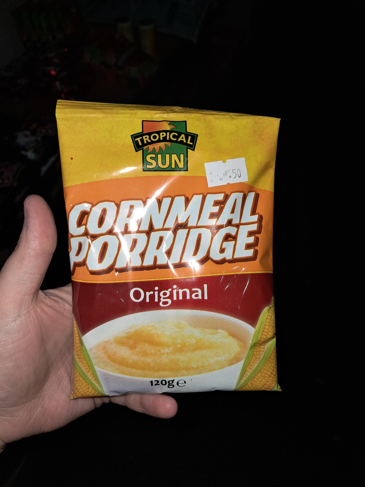 Tropical sun cornmeal porridge