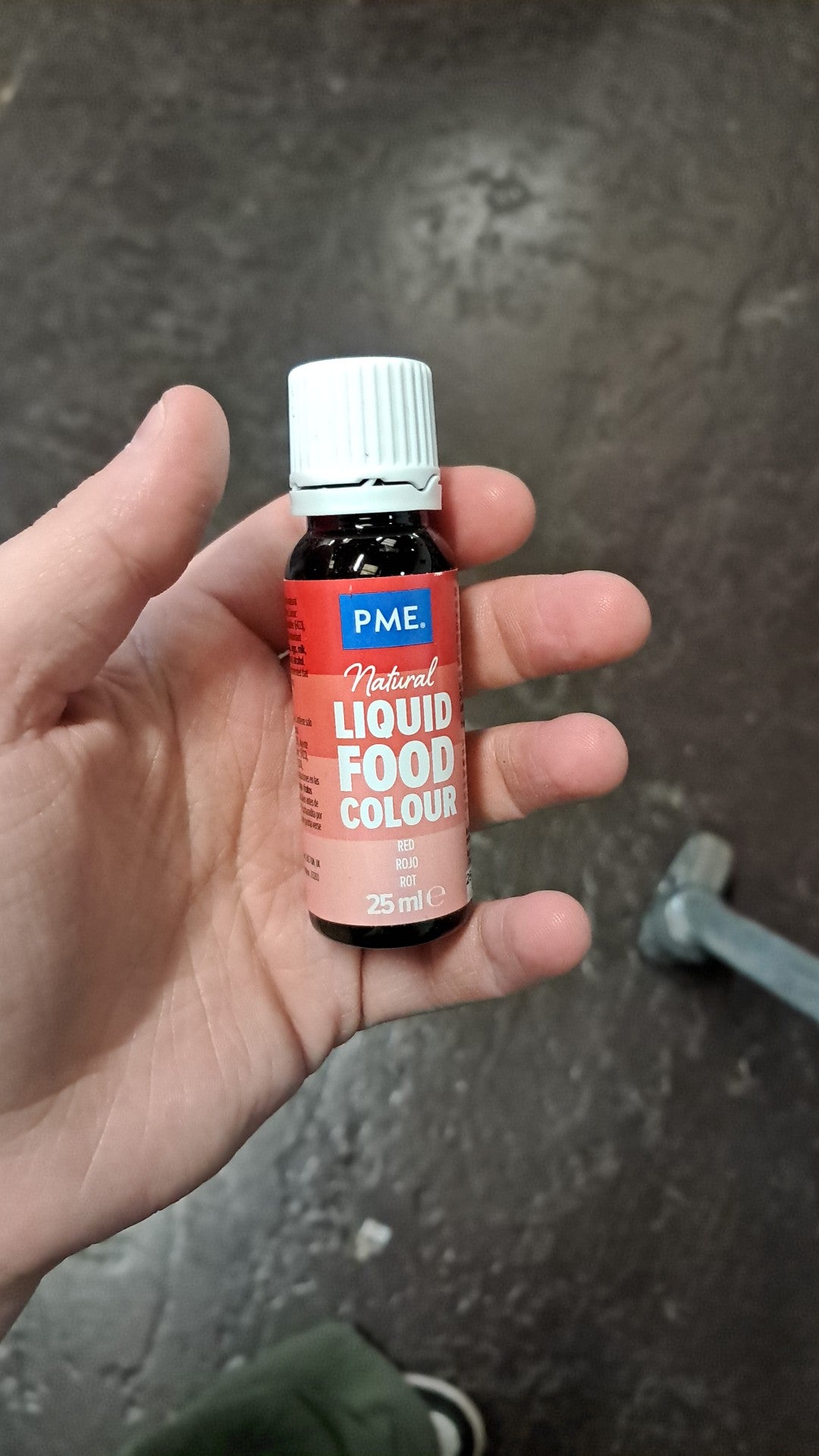 PME NATURAL LIQUID FOOD COLOURING RED 25ml
