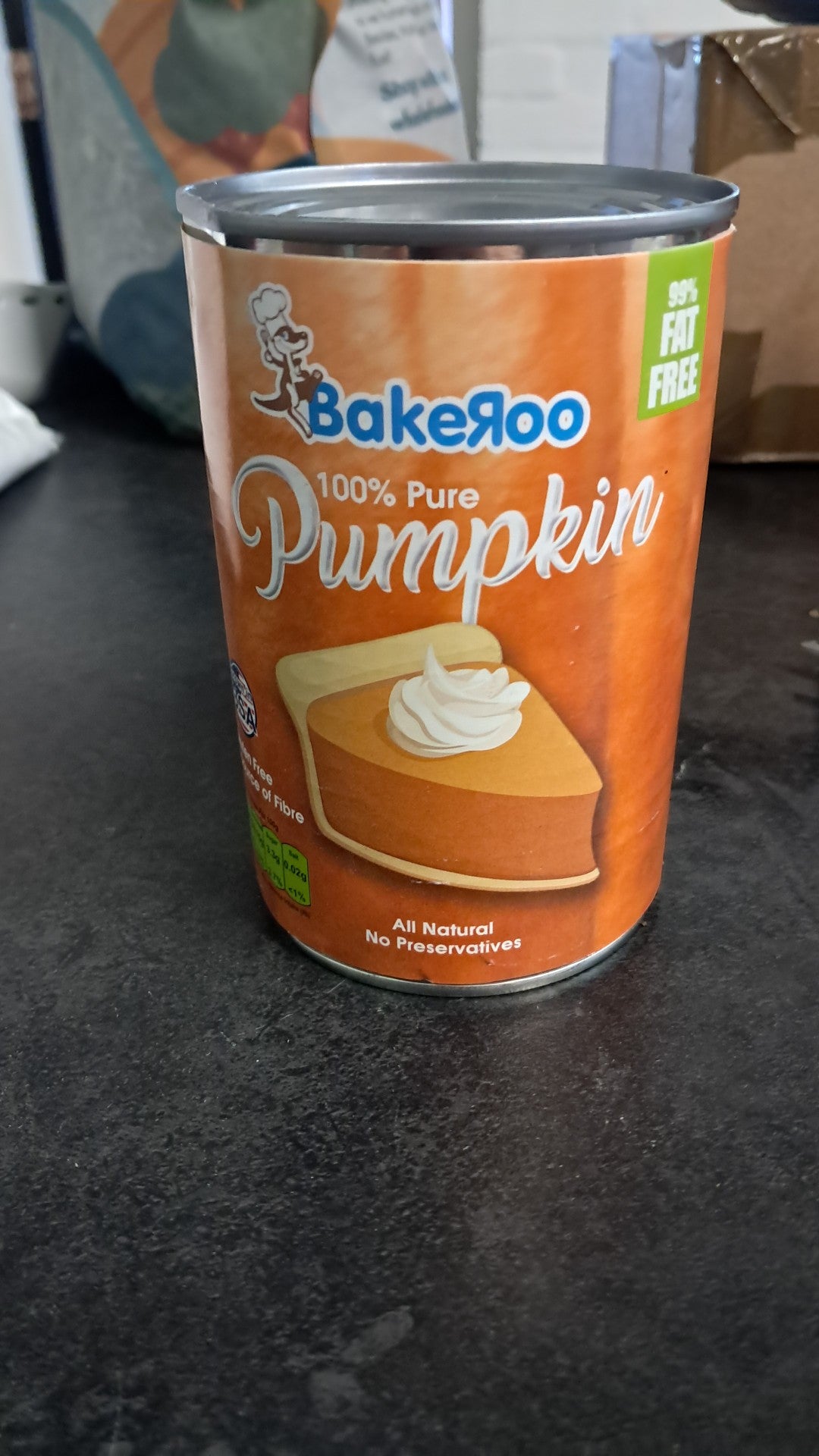 Bakeroo 100% pure pumpkin