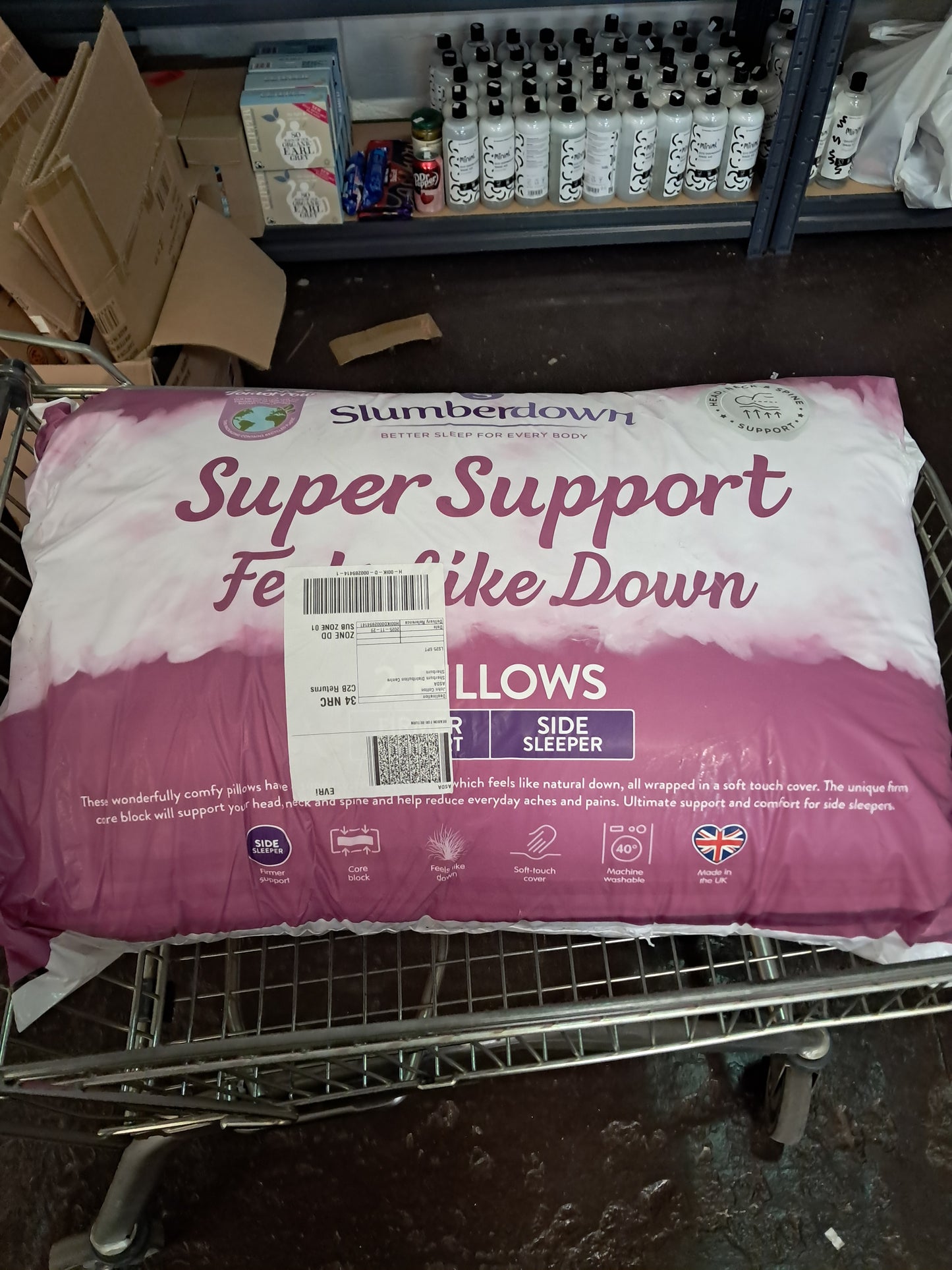 Slumberdown super support feels like down 2 pillows