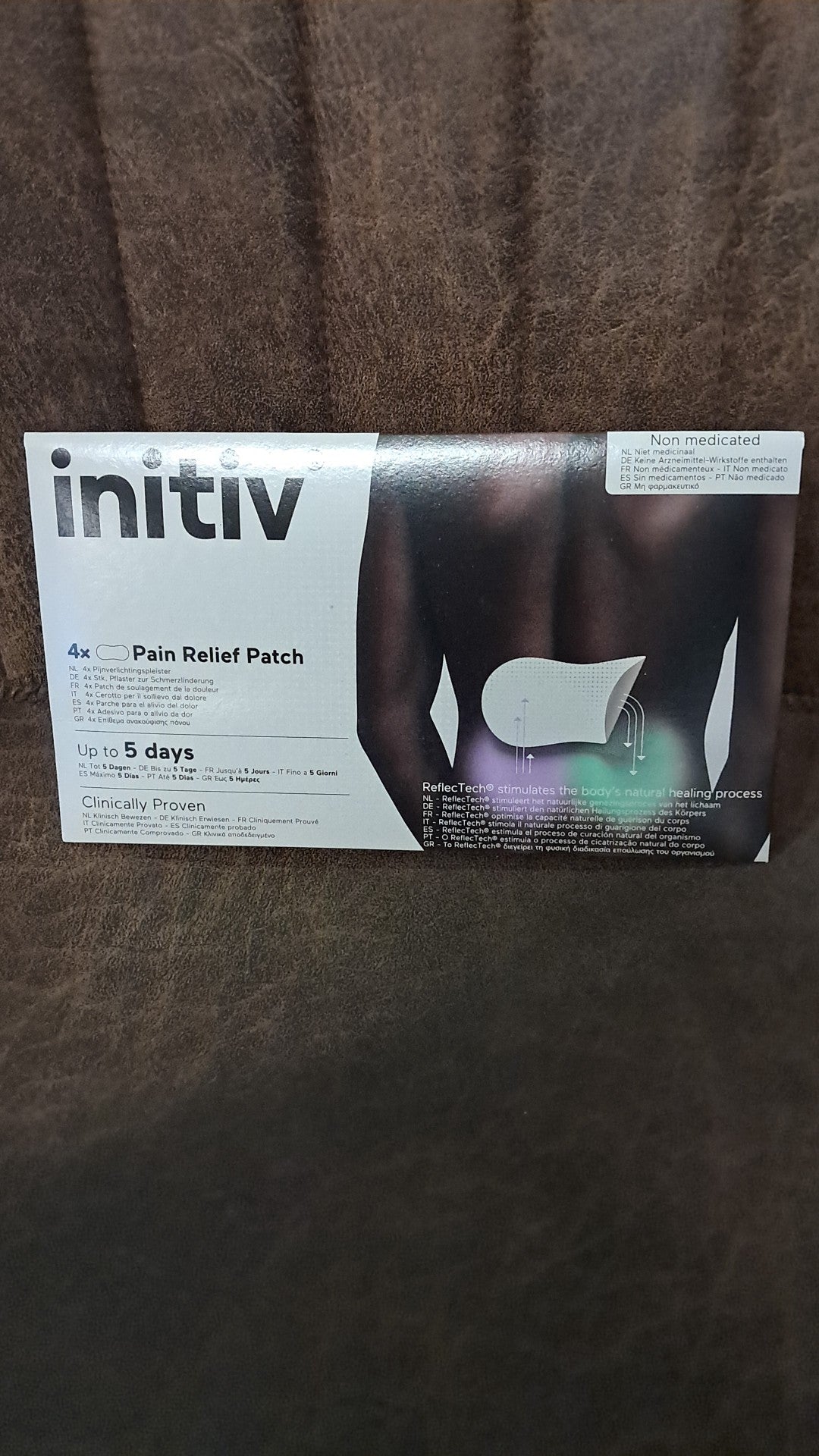 Initiv pain relief patch x4 in a pack