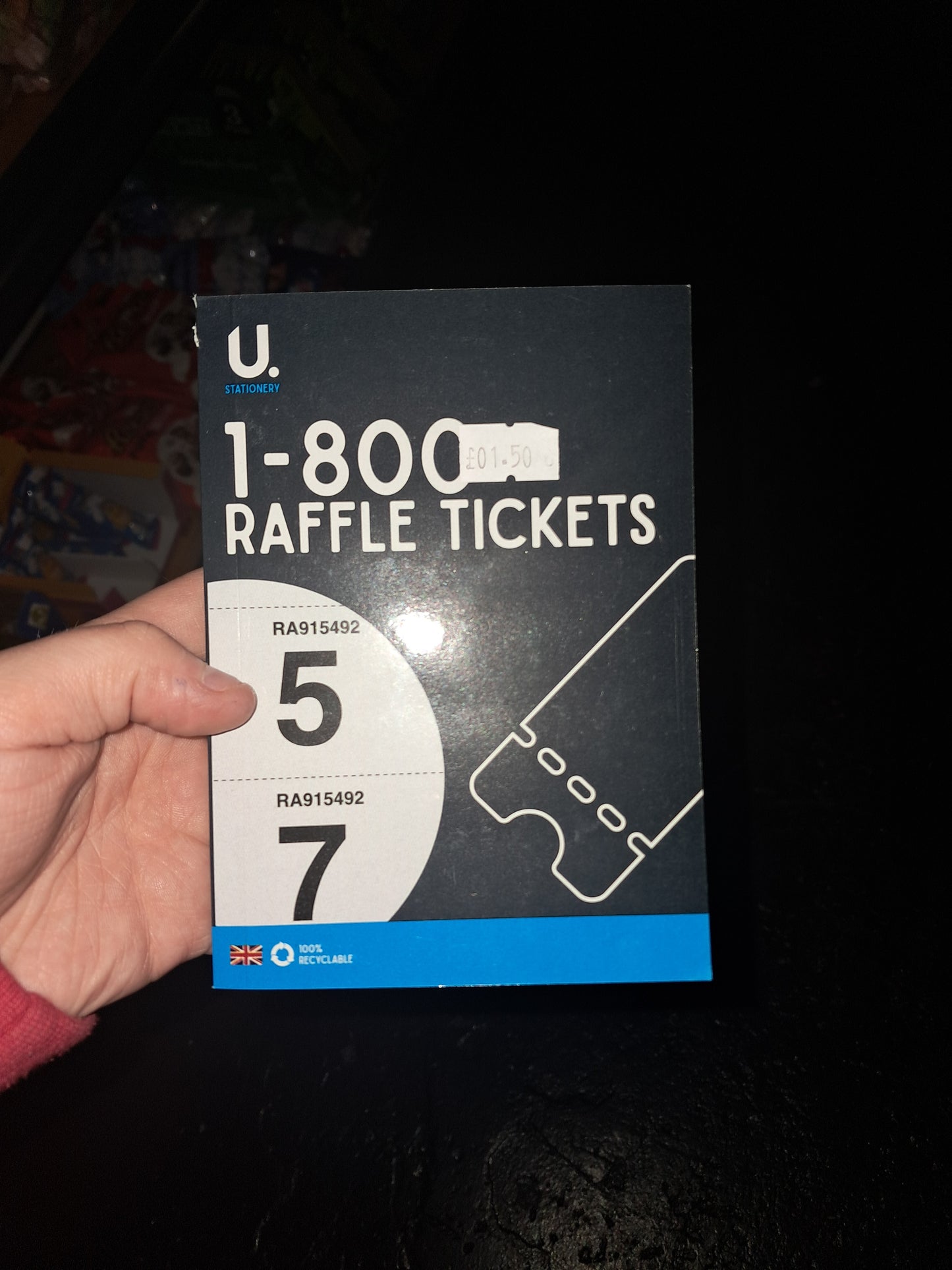 Raffle tickets