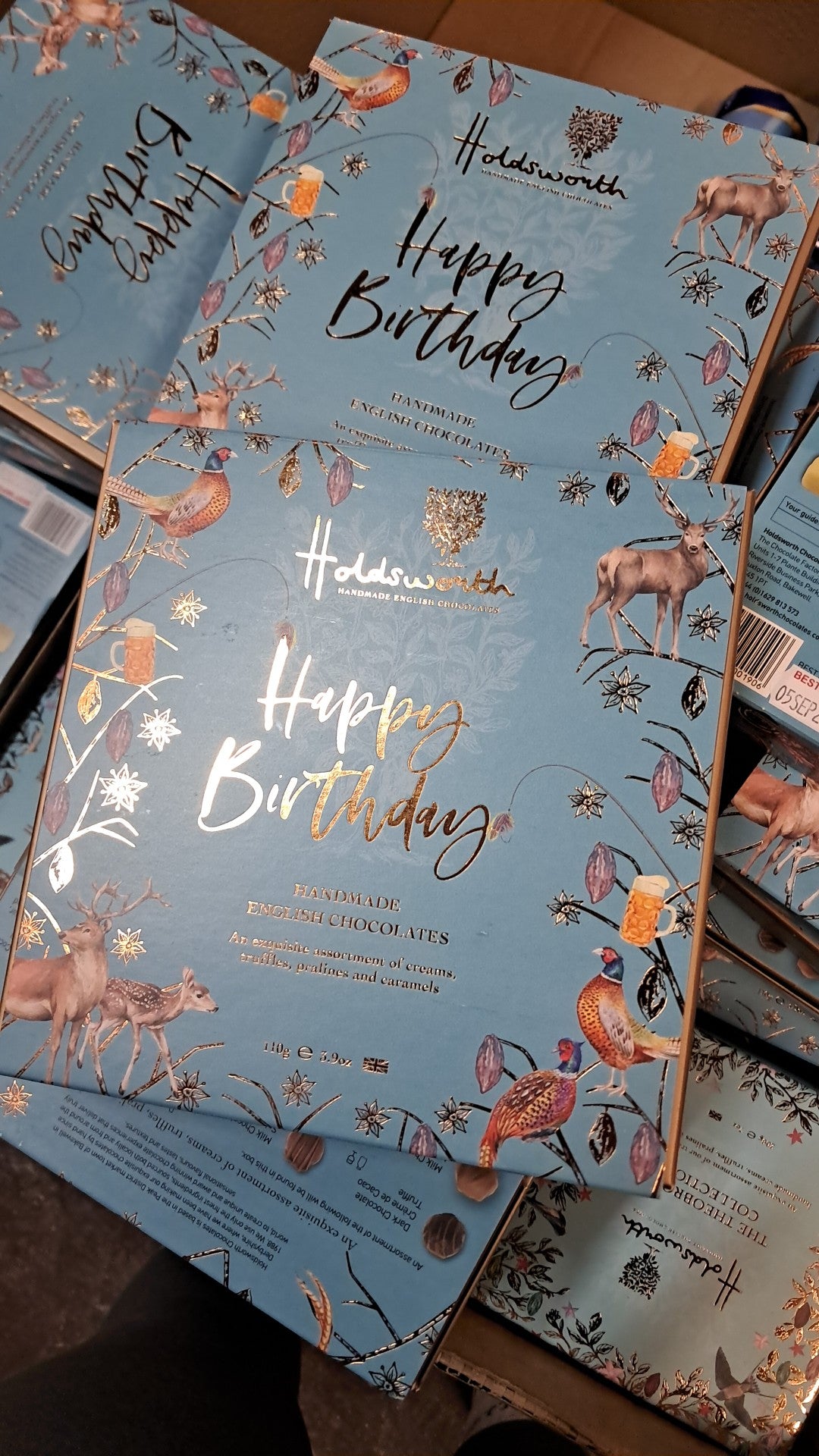 Holdsworth Happy Birthday handmade english chocolates