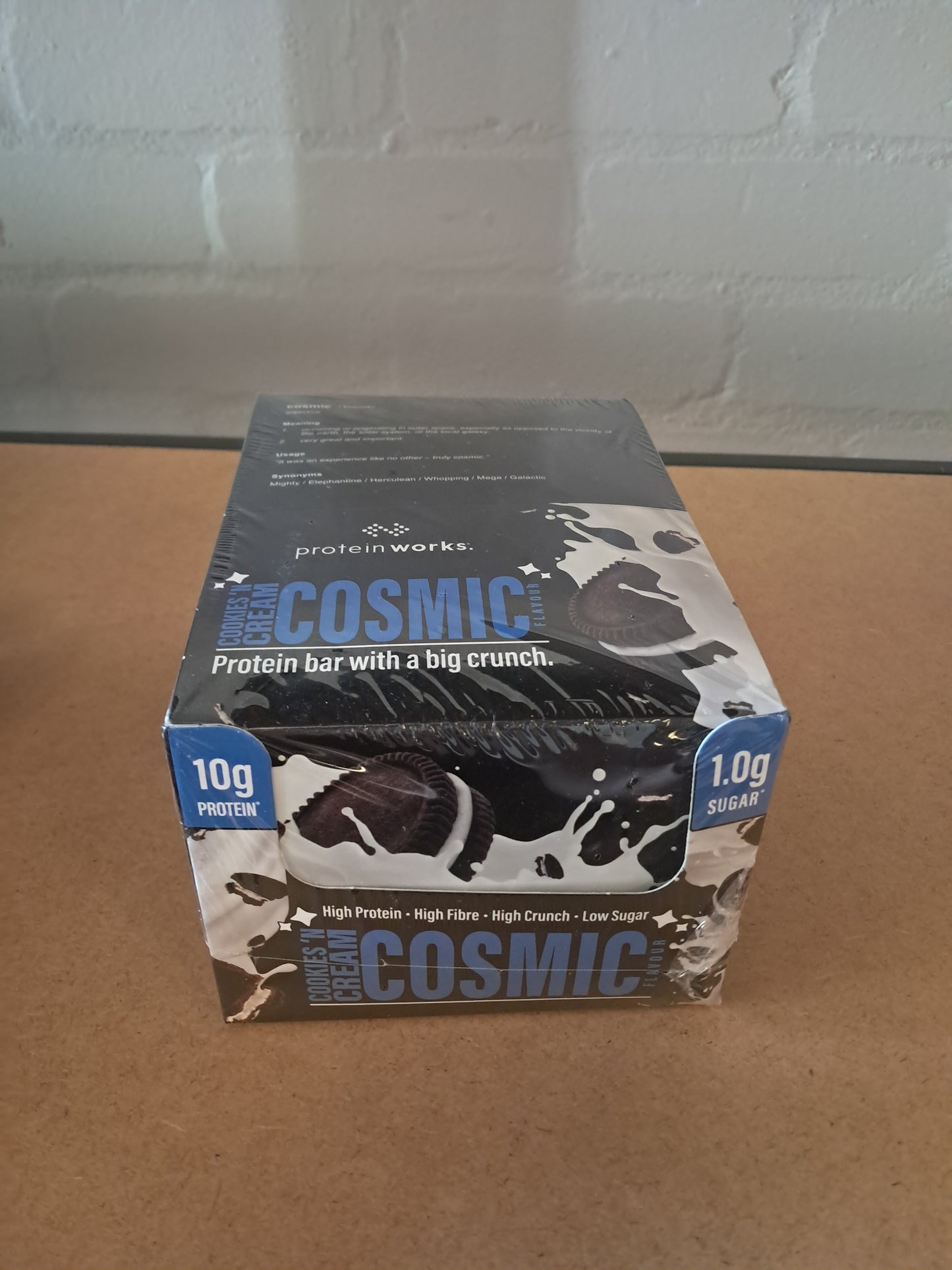 Cookies and cream cosmic 20 bars