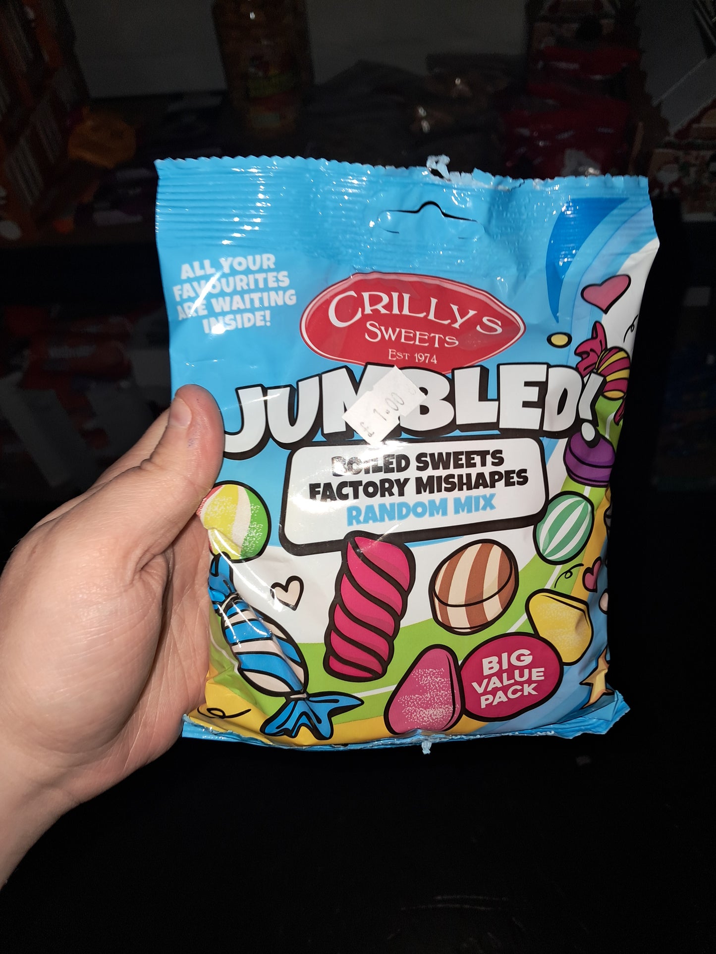 Crillys sweets jumbled