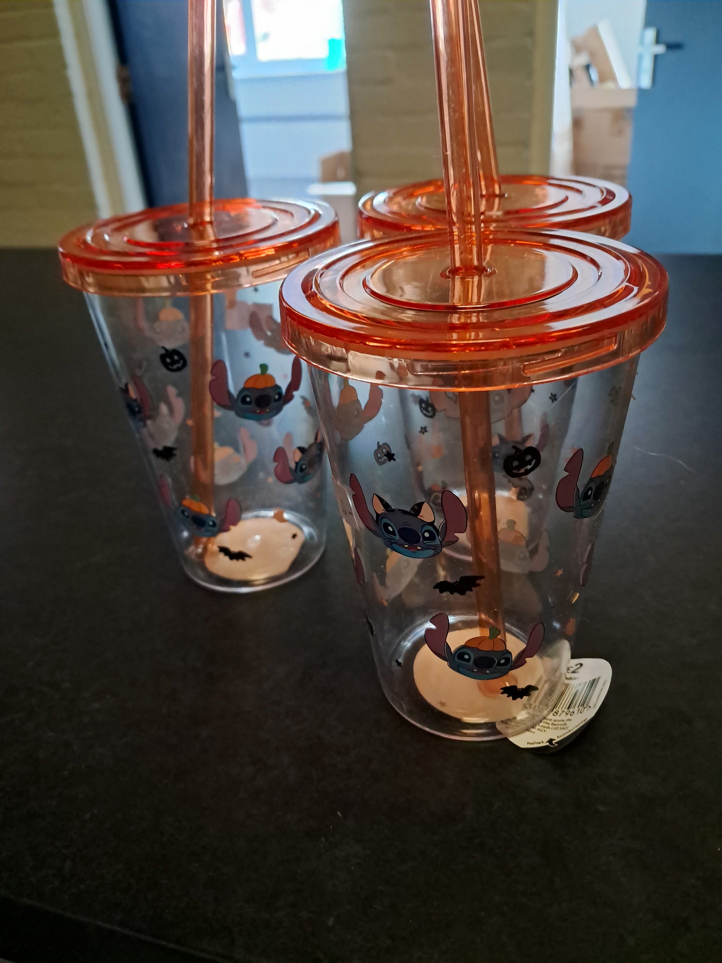 Stitch Halloween cup (orange)