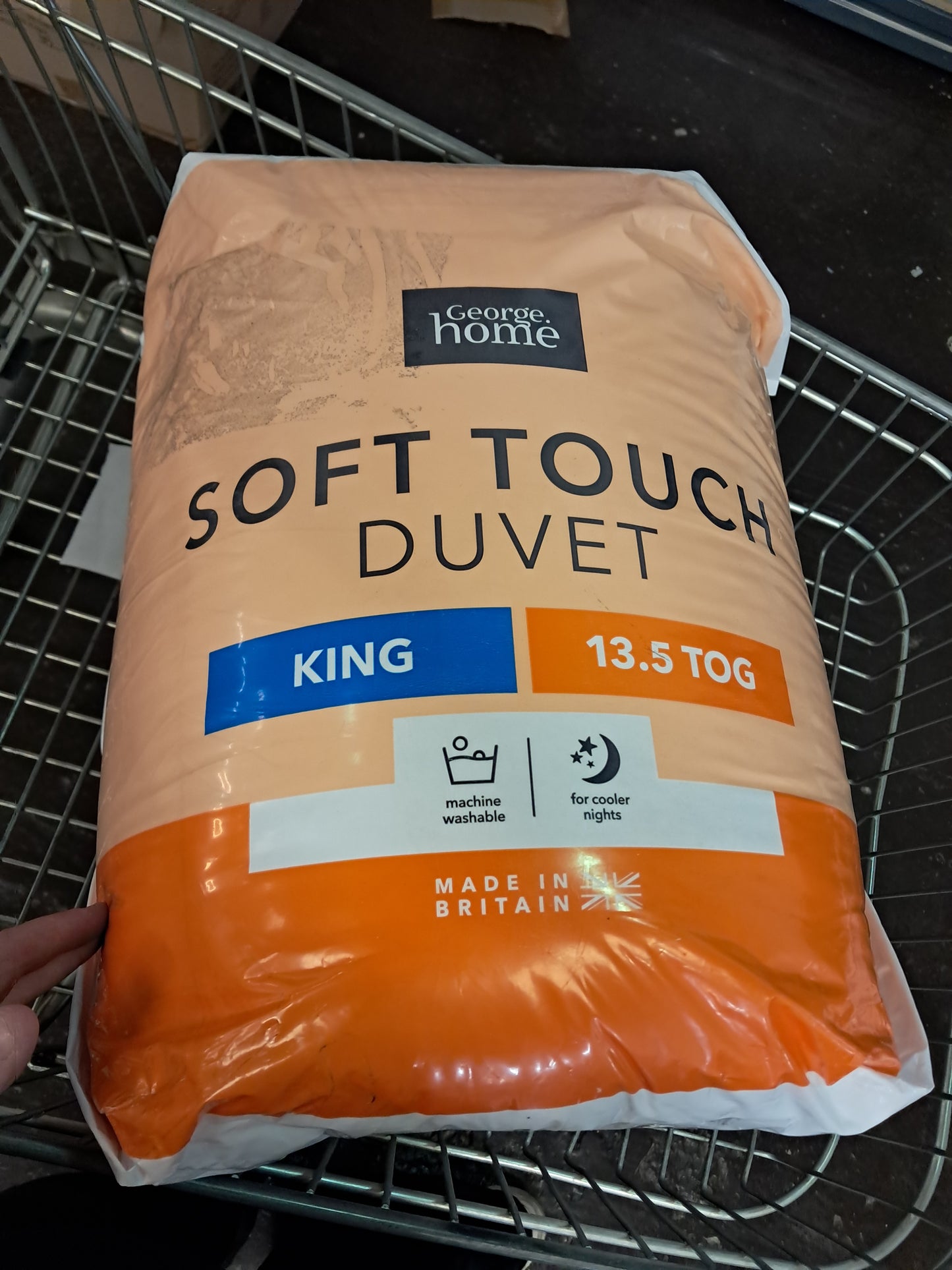 Soft touch king duvet 13.5tog