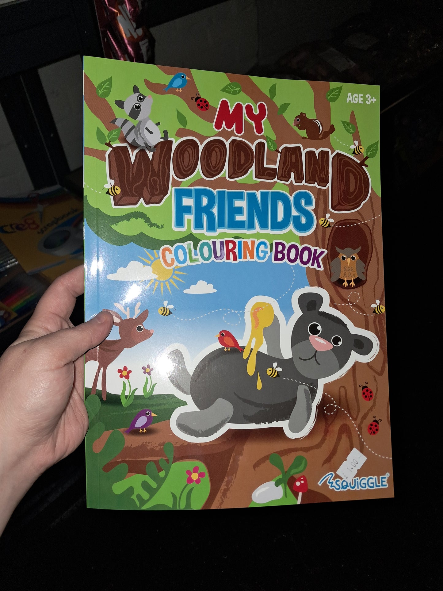 My woodland friends colouring book