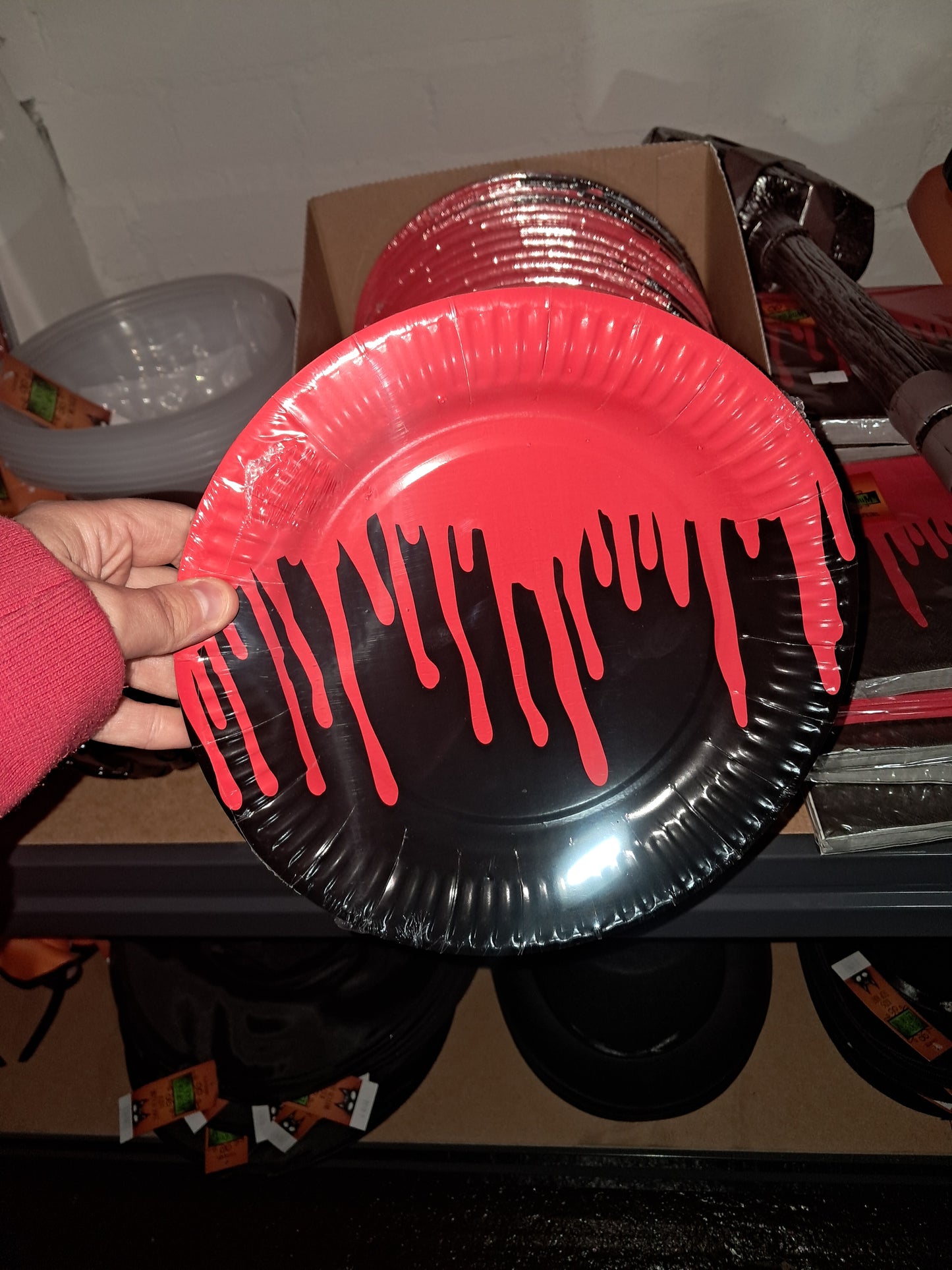 Halloween paper plates