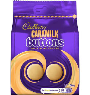 Cadbury Caramilk Buttons 100g