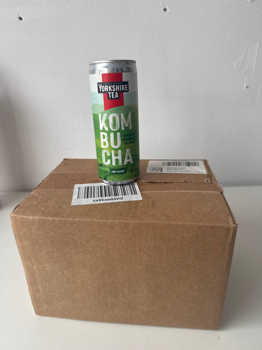 Yorkshire Tea Kombucha Original - Box of 12 cans
