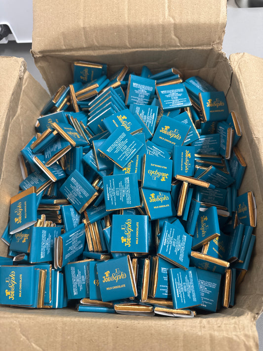 Box of Joe & Sephs Milk Chocolates