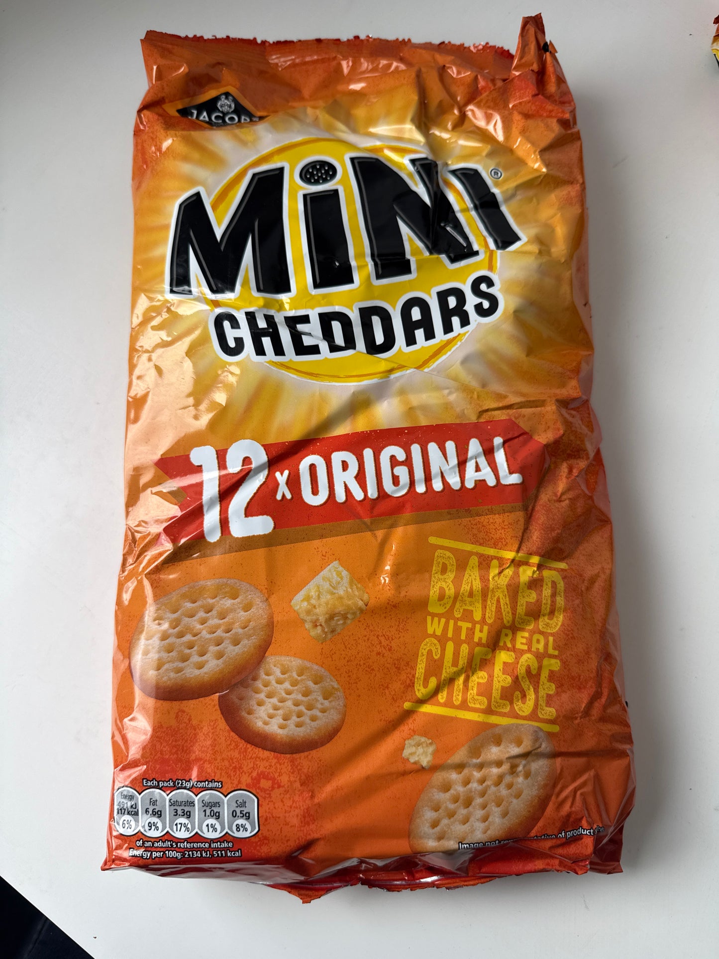 Mini cheddar 12 packs