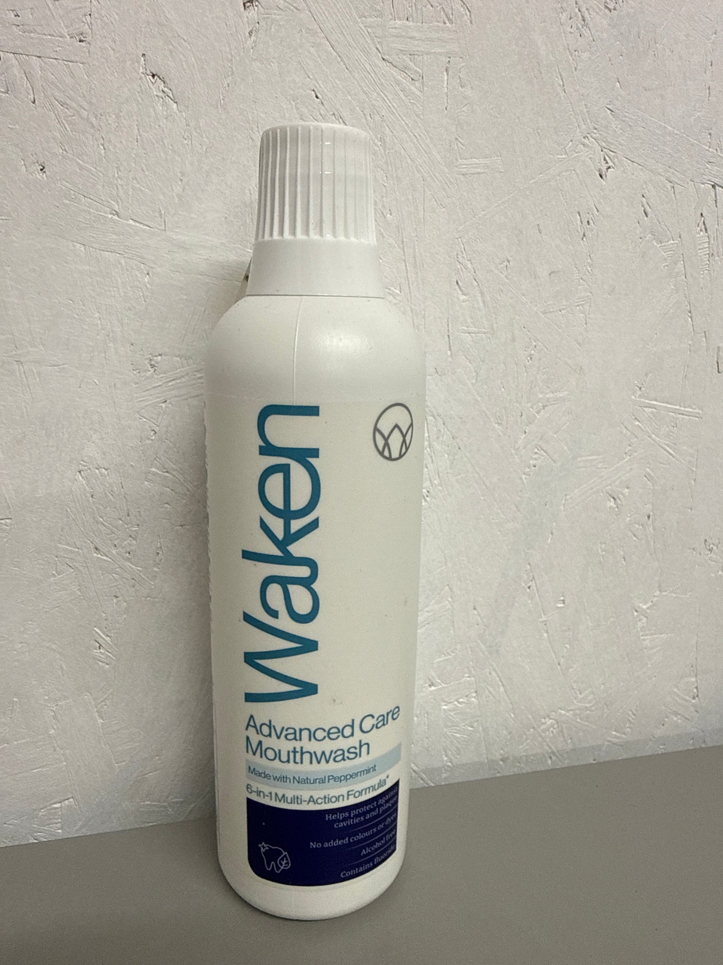 Waken Advanced Care Mouthwash - Made with natural peppermint 500ml