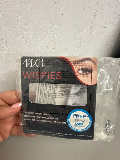 Ardell Wispies Lashes Black - With Duo Glue