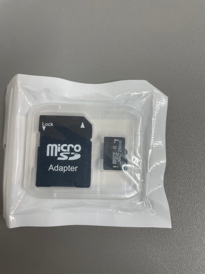 Micro SD Card 256GB - High speed class 10 micro SD SDXC card with adapter