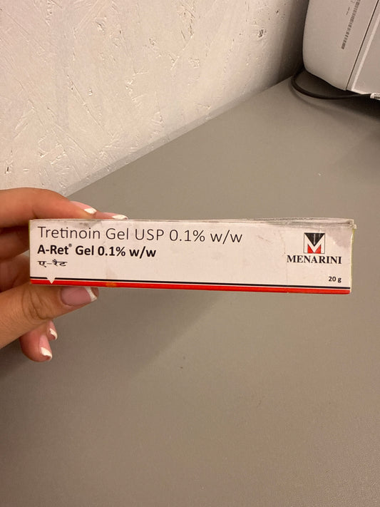 Menarini - Tretinoin Gel USP - 0.1% w/w - Acne Cream