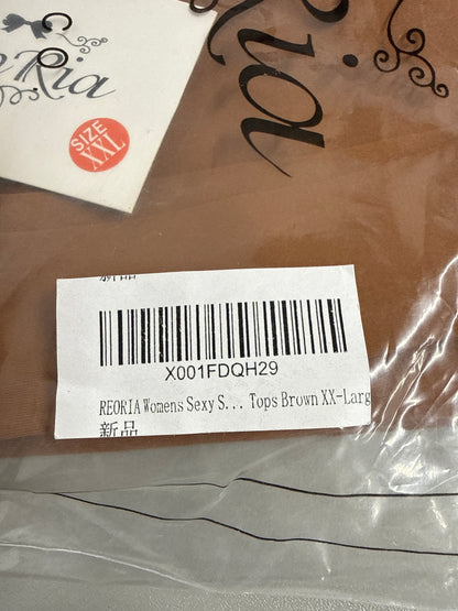 Woman’s Brown Top - 2XL