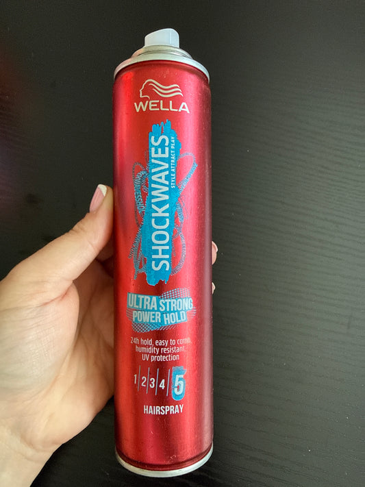 Wella Shockwaves Hairspray - Ultra Strong Power Hold 250ml