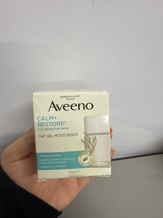 Aveeno Face Calm+Restore Oat Gel Moisturiser - 50ml