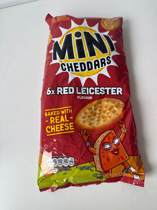 Mini Cheddars 6 x Red Leicester