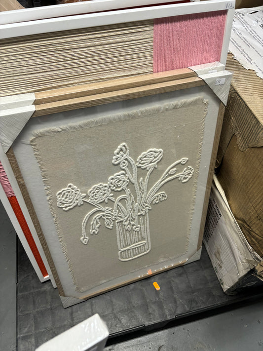 Large Floral Canvas