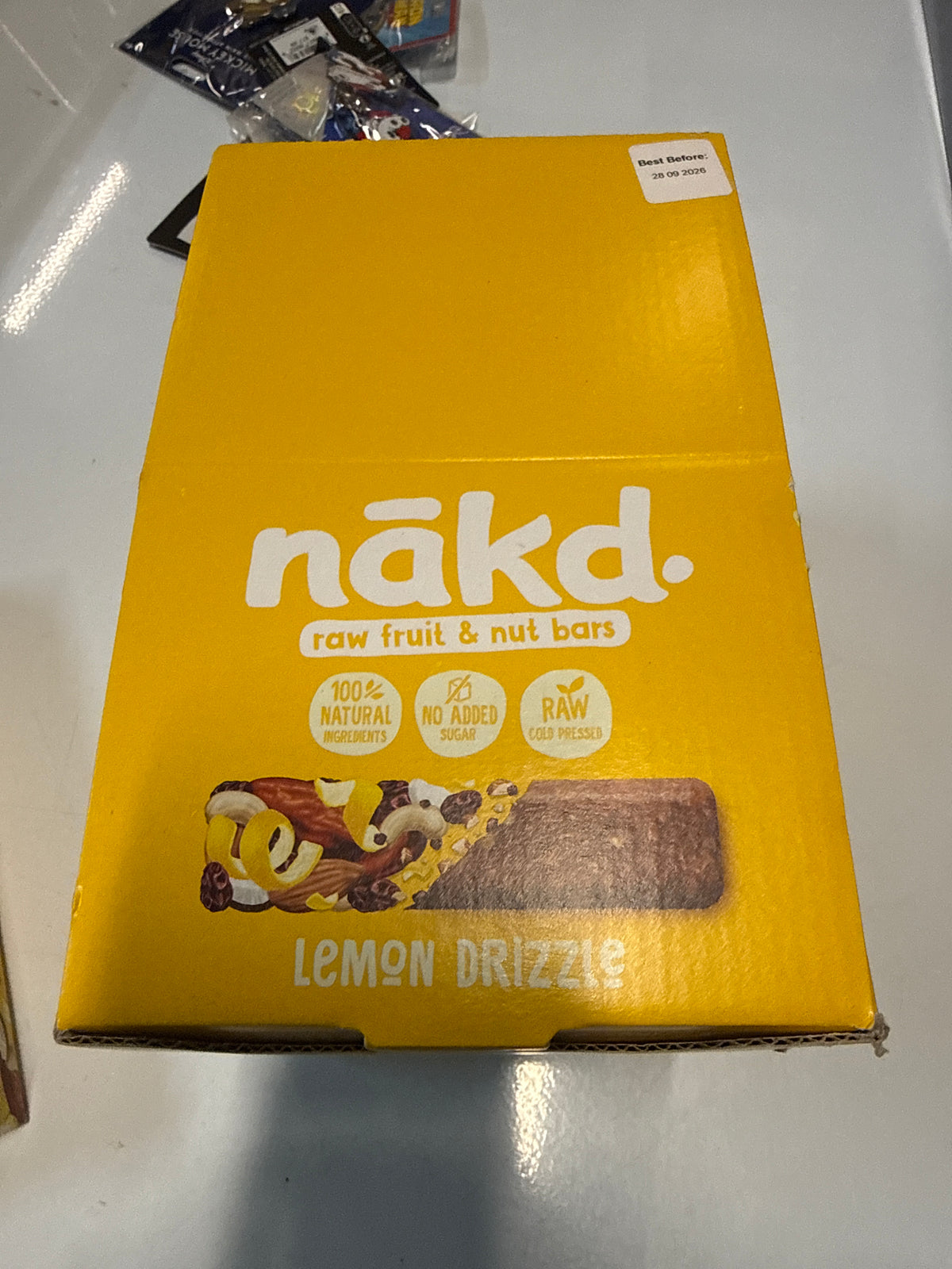 Nakd Raw Fruit & Nut Bars Lemon Drizzle 18pk