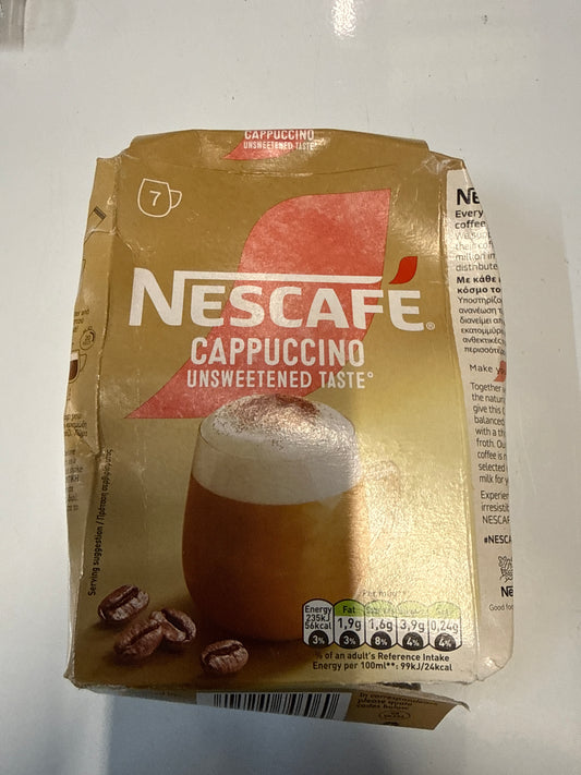 Nescafe Cappuccino Unsweetened Taste