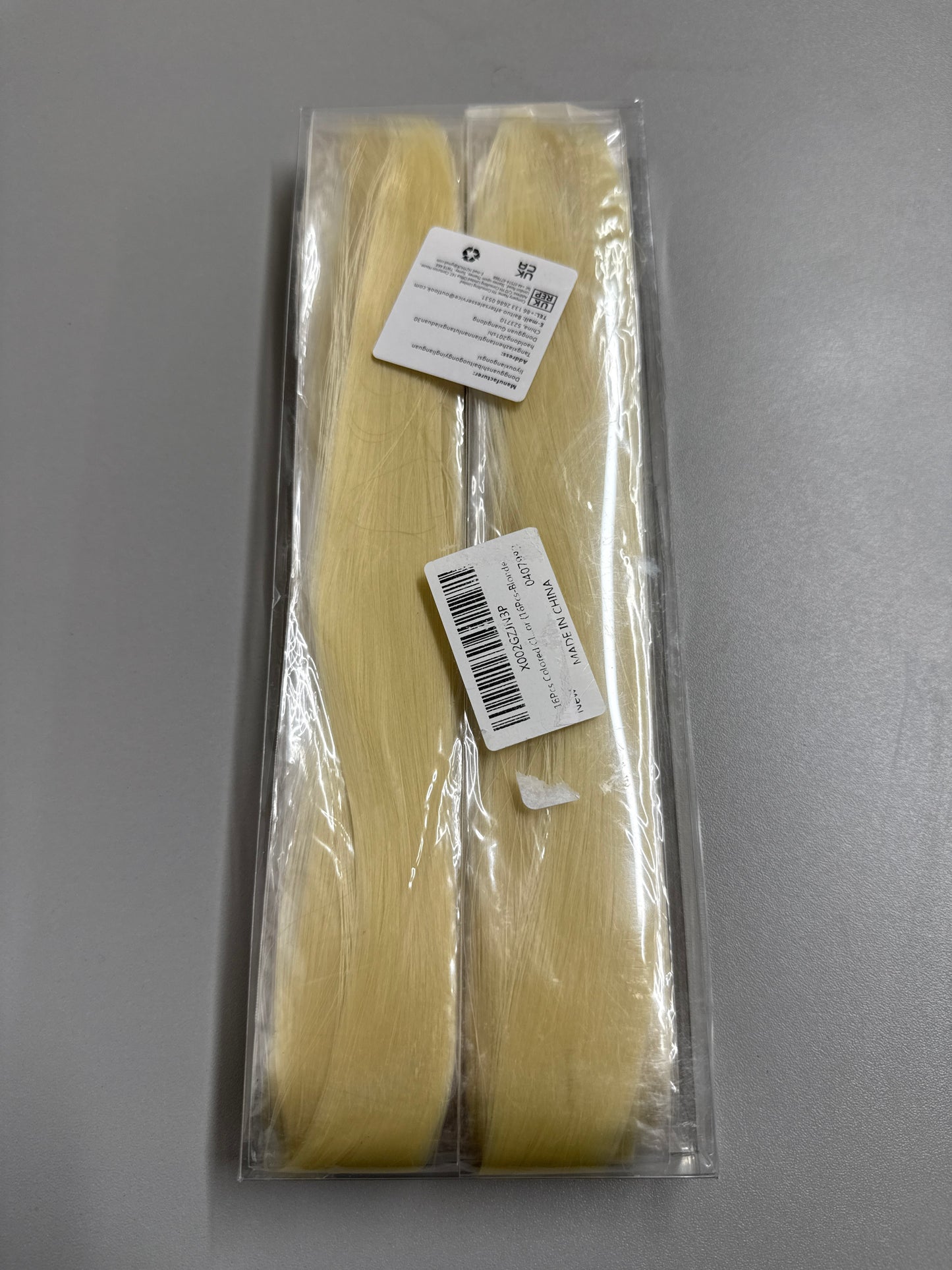 16pcs Blonde Clip In Hair Extensions